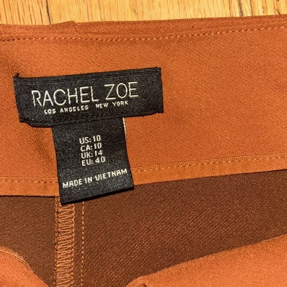 Rachel Zoe Chic rust pants size 10 - Picture 4 of 10